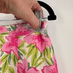 Talbots Vintage Womens Floral Pure Silk Lined Straight Pencil Skirt Pink Size 12 Photo 10