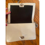 Rebecca Minkoff  quilted leather shoulder bag crossbody clutch chain strap gray Photo 4