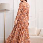 SheIn  Women Multicolor Mulvari Allover Floral Elastic Waist Maxi Dress  Photo 1