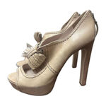 Miu Miu  Leather Bow Accents Sandals EU391/2 US 9 Photo 0