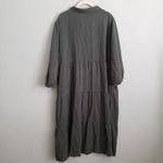 Baltic Born Sari Green Buttondown Babydoll Dress Photo 6