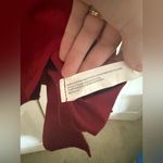 Eloquii Dark Red Maroon Puff Sleeve Cotton Short Sleeve Ruffle Blouse Size 20 Photo 6