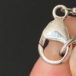 Opalite Teardrop Top Drilled Beaded 18” Necklace W/ Sterling Silver Clasp 32g. White Photo 8