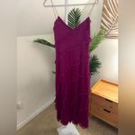 Amur Chara Ruffle Evening Gown in Purple‎ Sangria Womens Long Maxi Dress 6 Purple Photo 5