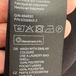 H&M Conscious Black wide leg spaghetti straps jumpsuit with pockets, size 4 Photo 15