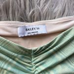 Bailey44  Green Ruched Midi Skirt Photo 5