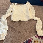 Reformation  Ivory Sandy Top small  Photo 4