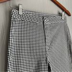 Divided H&M Houndstooth Black White Skinny Stretch Pants Lightweight Size 4 Photo 4