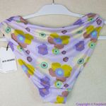 NEW Free people x Beth Richards delray 70’s‎ floral bikini bottom, S Purple Photo 6
