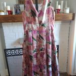 Eliza J NEW floral jacquard fit and flare dress Photo 4