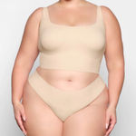 SKIMS  NAKED SCOOP LONGLINE BRALETTE - 1888 COLOR SAND SIZE 3X NWT‎ Photo 0