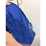 Guess Brand New  Women's Size 4 Blue Solstice Lace Mini Dress Photo 6