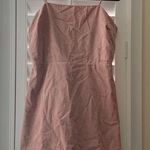 Lost + Wander Alicia Corduroy Mini Dress in Light Pink Photo 2