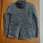 Zip Up Hoodie/Denim Jacket Gray Size XS Photo 7