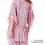 Tigerlily  small/medium women's Malia kimono and pant set pink Photo 12