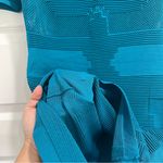 Alexander Wang Technical Short Sleeve Polo Dress in Curaçao Blue Large Photo 6