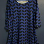 Reborn Sweater Style Dress Blue Size L Photo 0