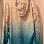 Artisans Blue and Cream Ombré Hoodie with Cocktail Design Size XXL Photo 4