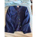 Pendleton Vintage  Virgin Wool Blazer Teal Blue 3-Button Women's Size 10 Lined Photo 2