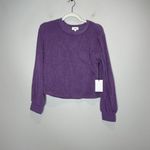 LPA NWT  Revolve French Terry Viola Sweatshirt Size Medium Photo 2