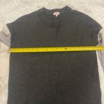 Pixley gray yellow crewneck sweater top shirt woman’s large EUC Photo 6