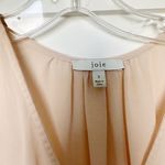 Joie Pink Silk Bolona V Neck Blouse Photo 5