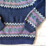 Handmade 100% Wool Made In Ecuador Knit Sweater XXL Size Unisex Mens Womens 2XL Photo 1