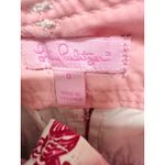 Lilly Pulitzer Jubilee Pink White Shell Anchor 100% cotton chino shorts size 0 Photo 4