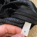 Reformation  off shoulder crop top black floral Photo 2