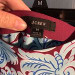 J.Crew Aqua Paisley Midi Slip Skirt Resort Wear | Size Medium Photo 4