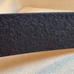 Ann Taylor  Black Leather Belt with Gold Buckle Small Photo 3