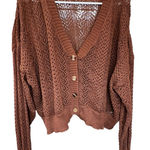 SheIn  Brown Button Up Cardigan Photo 0