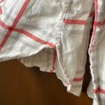 Aerie Woman’s Casual Button Down Plaid Shirt Size Small Photo 4