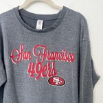 NFL [] San Francisco 49ers Gray Crew Neck Sweatshirt Intentional Pilling Sz Large Photo 6