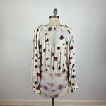 Free People  Poppy Printed Bodysuit in Ivory Combo Photo 5