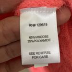 Pink Lily  vibrant heart ombré coral sweater Small Photo 10