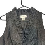 London Style Black Sleeveless V-Neck Leopard Print Sheath Dress Women Sz 12 Photo 2