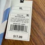 Shade & Shore  Blue/White Striped Bikini Bottoms Size XL Photo 1