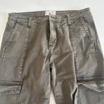 Caslon  Women Olive Green Cargo Pants Size 26 Utility Pocket Straight Leg Photo 2