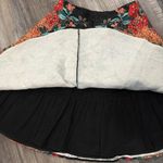 Bebe  EMB Printed A-line Fall Floral Tapestry Skirt Size 8 NEW Photo 8