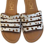 Matisse Beach Boardwalk Calf Hair Slide Sandals Size 10 Photo 2
