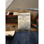 Chico's  1 Denim Jean Jacket Womens M Collar Long Slv Cotton Western Aztec Tribal Photo 11