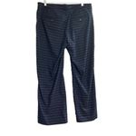 Banana Republic Women’s Logan Crop Pants Sz 6 Pin Stripe Blue & White Ins 24.5” Photo 1