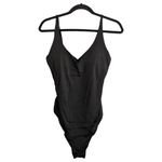 ANDIE  Baia One Piece Black Swimwear Bathing Suit Adjustable Size L New Photo 1