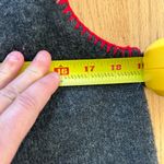 Vintage Claire Murray Christmas Vest Size Small Hong Kong Snowman 100% Wool Gray Photo 5