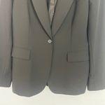 Alfani Women's Button Front Brown Blazer Jacket Size 10 Photo 3