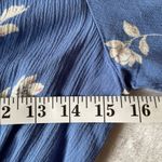 Billabong  Blue V-Neck Floral Mini Dress Size Small Photo 4