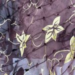 None Sheer Embroidered Y2K Sequin Women Top Sz M Brown Boho Festival Whimsigoth India Photo 7