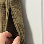 easel  Washed Cotton Crinkle Gauze Pants NWT size Small Olive Green Wide Leg Photo 9