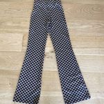 Urban Outfitters  Checkerboard Flare Pants in Brown and Tan Photo 4